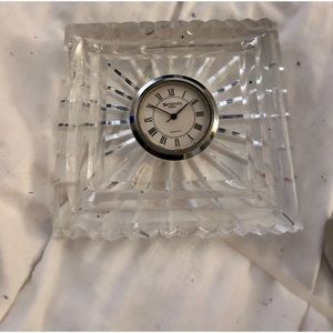 Waterford Crystal Desk Clock